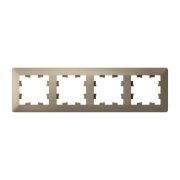 ATLASDESIGN AIR 4-постовая РАМКА, ШАМПАНЬ/дымчатый черный