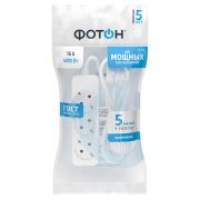 Удлинитель сетевой 16-53Е [1х3] 5м 16А с заземлением Белый