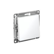 ATLASDESIGN 1-клавишный ВЫКЛЮЧАТЕЛЬ, сх.1, 10АХ, быстрозажимные клеммы, БЕЛЫЙ