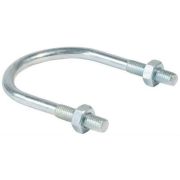 Хомут U-образный 3' М10 80-90 оцинкованная сталь ГОСТ 24137-80 без гаек