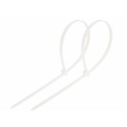 Хомут-стяжка кабельная нейлоновая 150x3,6 мм, белая, 100 шт