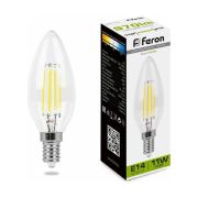 Лампа светодиодная LED 11вт Е14 белый свеча FILAMENT