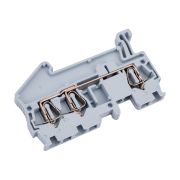 Клемма пружинная ST 2.5 мм2 3 вывода серая EKF