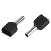 Наконечник-гильза с изолированным фланцем (упаковка 50 шт.) NO-225-101 (двойной) НШвИ(2) 1,5-8