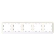 ATLASDESIGN ANTIQUE 5-постовая рамка, универсальная, ЖЕМЧУГ