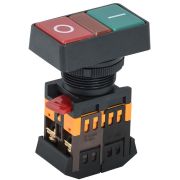 Кнопка PPBB-30N I-O с подсветкой неон 1з+1р 240В