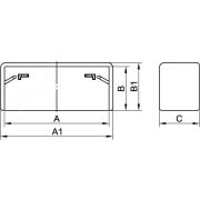 Заглушка для кабель-канала 22x10мм LM торцевая In-liner