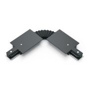 Коннектор для встраиваемых трековых шинопроводов AC 220В Черный IP20 гибкий (I) Track