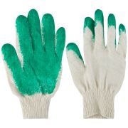 Перчатки вязаные х/б с резиновой заливкой наладонника