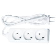 Удлинитель 61 309 NPE-S-03-300-X-2x1 без заземления 3 гнезда 3м 16А ПВС 2х1.00