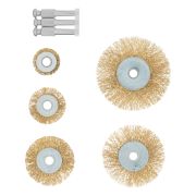 Набор щеток для дрели, 5 шт., 5 Плоских 25-38-50-63-75 мм, со шпильками