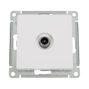 Розетка ATLASDESIGN TV оконечная 1DB механизм белый