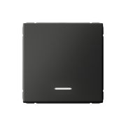 ARTGALLERY 1-клавишный ВЫКЛЮЧАТЕЛЬ с подсветкой, 10АХ, механизм, быстрозажимные клеммы, БАЗАЛЬТ