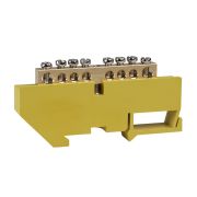 Шина нулевая с изолятором OptiKit BB-D-PE-DIN-8-6х9-желтый
