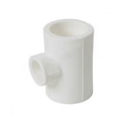 Тройник переходной 40x20x40 мм полипропиленовый PPR белый