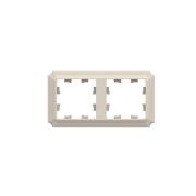 ATLASDESIGN ANTIQUE 2-постовая рамка, универсальная, БЕЖЕВЫЙ