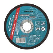 Круг отрезной по металлу, 125x1,0x22,2 мм, WA60TBF