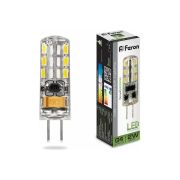 Лампа светодиодная LED 2вт 12в G4 белый капсульная