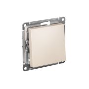 ATLASDESIGN 1-клавишный ПЕРЕКЛЮЧАТЕЛЬ, сх.6, 10АХ, быстрозажимные клеммы, БЕЖЕВЫЙ