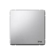 ARTGALLERY 1-клавишный ПЕРЕКЛЮЧАТЕЛЬ IP44, 10АХ,  механизм, быстрозажимные клеммы, АЛЮМИНИЙ