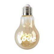 Лампочка филаментная цоколь E27 3W 2400К тип A60 LOVE