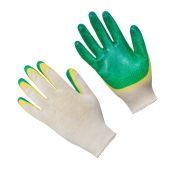 Перчатки трикотажные хб с двойным латексным покрытием