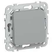 FLITE Выключатель 1-клавишный проходной 10А ВС61-1-0-ФлС серый IEK