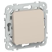 FLITE Выключатель 1-клавишный перекрестный 10А ВС71-1-0-ФлЛ льняной IEK