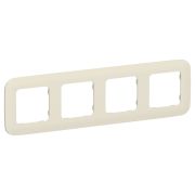 FLITE ARTISTIC Рамка 4-местная РУ-4-А-ФлСл сливочный IEK