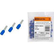 Наконечник-гильза Е2508 2,5мм2 с изолированным фланцем (100шт) TDM