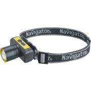 Фонарь светодиодный NPT-H41-ACCU 10Вт 1LED налобный аккумуляторный