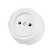 Розетка 2П 10А 250В белая «Виви» TDM