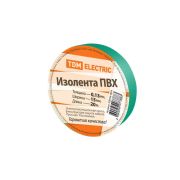 Изолента ПВХ 0,13*15мм Зеленая 20м TDM