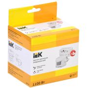 Детектор движения ДД 019 1100Вт угол обз. 120град. дальн. 12м IP44 бел. IEK LDD13-019-1100-001