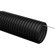 Труба гофрированная ПНД d40мм с протяжкой черн. (уп.15м) IEK CTG20-40-K02-015-1