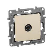 Розетка телевизионная TV СП Etika 2дБ 0-2400МГц с топологией «звезда» механизм сл. кость IEK 672351