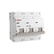 Выключатель автоматический модульный 3п C 100А 10кА ВА 47-100 PROxima EKF mcb47100-3-100C-pro