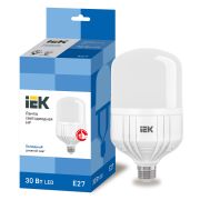 Лампа светодиодная HP 30Вт 230В 6500К E27 IEK LLE-HP-30-230-65-E27