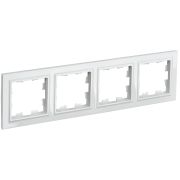 Рамка 4-м BRITE РУ-4-БрБ бел. IEK BR-M42-K01