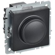 Светорегулятор СП BRITE пов-наж. 600Вт СС10-1-0-БрЧ черн. IEK BR-D20-0600-K02