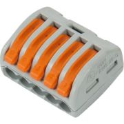 Клеммник 5х(0.08-2.5(4.0)) WAGO 222-415