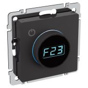 Термостат электронный с индикацией BRITE СП IP20 ТС10-1-БрЧ черн. IEK BR-RT11-K02